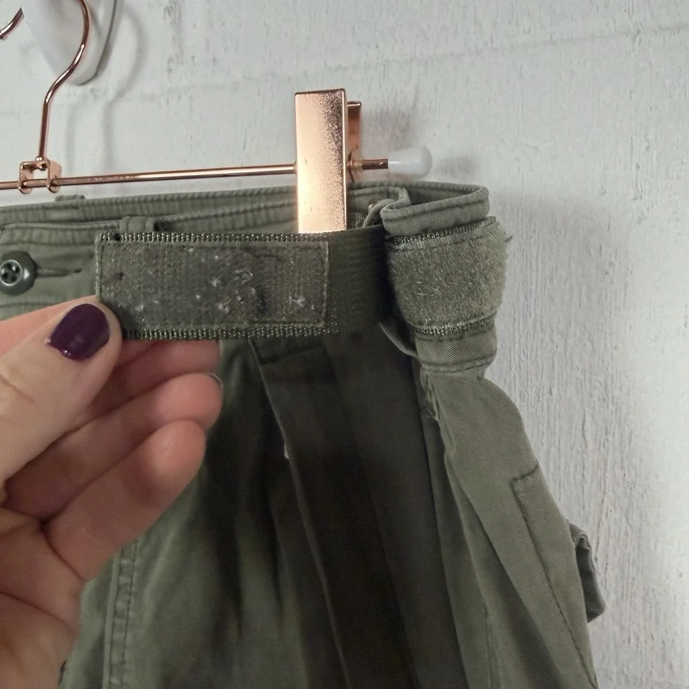 Abercrombie‎ Fitch Cargo Pants Paratrooper Green Slim Straight Utility 30X32